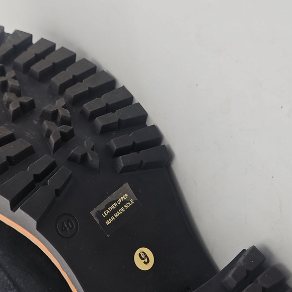 Bertuchi Leather Sock Black Heeled Loafer Mule Women 9 40 Suede - Picture 14 of 15